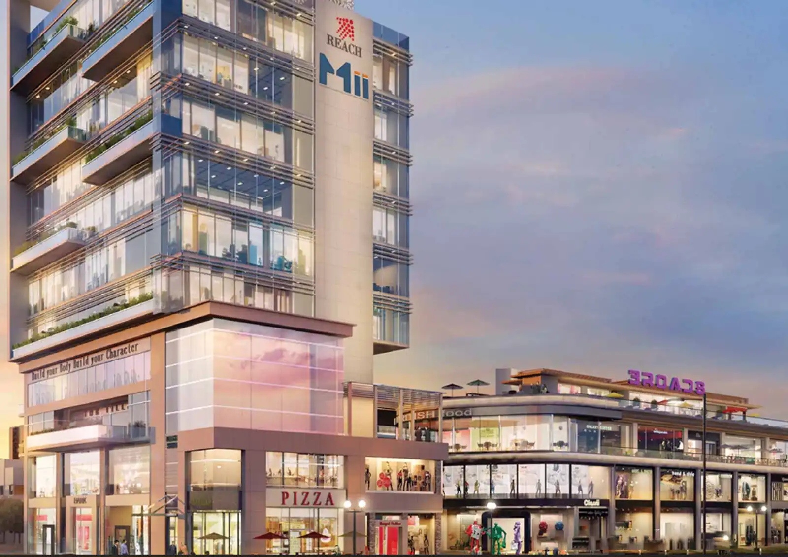 Reach 3 Roads Sector 70 Gurgaon Retail Shops